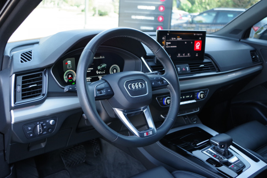 Audi Q5 50 TFSI e Quattro 300 PK S-Line Edition Competition, Panoramadak, RS-Leder, Adap. Cruise Control, 360 Camera, Memory, Winterpakk