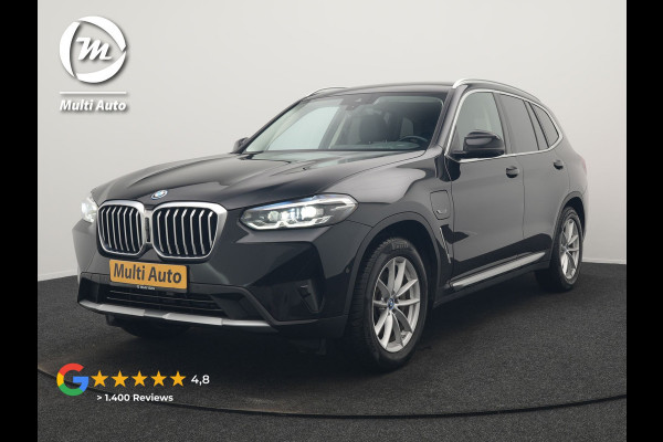 BMW X3 xDrive30e X Line FACELIFT Plug In Hybrid 293pk Dealer O.H. PHEV | 360 Camera | Sportstoelen Verwarmd | Apple Carplay | Hifi Audio | Virtual Cockpit | Navigatie | Cruise Control | DAB | LED Koplampen | 18"L.M |