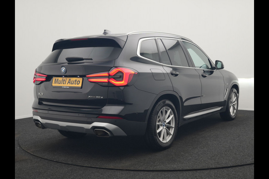 BMW X3 xDrive30e X Line FACELIFT Plug In Hybrid 293pk Dealer O.H. PHEV | 360 Camera | Sportstoelen Verwarmd | Apple Carplay | Hifi Audio | Virtual Cockpit | Navigatie | Cruise Control | DAB | LED Koplampen | 18"L.M |