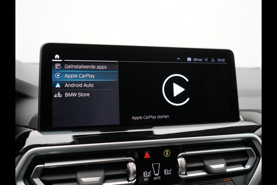 BMW X3 xDrive30e X Line FACELIFT Plug In Hybrid 293pk Dealer O.H. PHEV | 360 Camera | Sportstoelen Verwarmd | Apple Carplay | Hifi Audio | Virtual Cockpit | Navigatie | Cruise Control | DAB | LED Koplampen | 18"L.M |