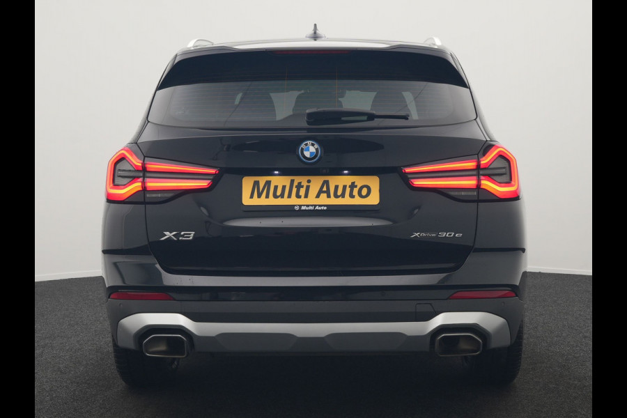 BMW X3 xDrive30e X Line FACELIFT Plug In Hybrid 293pk Dealer O.H. PHEV | 360 Camera | Sportstoelen Verwarmd | Apple Carplay | Hifi Audio | Virtual Cockpit | Navigatie | Cruise Control | DAB | LED Koplampen | 18"L.M |