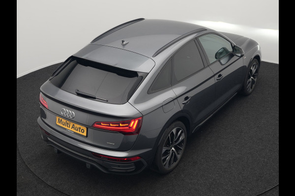 Audi Q5 Sportback 50 TFSI e S Line Plug In Hybrid 300pk Dealer O.H PHEV | Luchtvering | Matrix LED | 21"Audi Sport L.M | Sfeerverlichting | Lederen Sportstoelen Verwarmd | Cruise Control | Navigatie | Virtual | DAB |