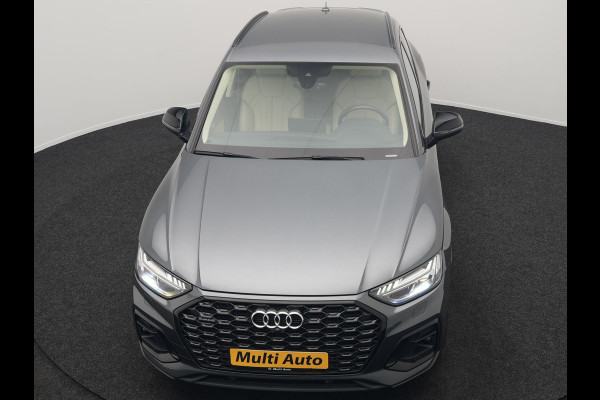 Audi Q5 Sportback 50 TFSI e S Line Plug In Hybrid 300pk Dealer O.H PHEV | Luchtvering | Matrix LED | 21"Audi Sport L.M | Sfeerverlichting | Lederen Sportstoelen Verwarmd | Cruise Control | Navigatie | Virtual | DAB |