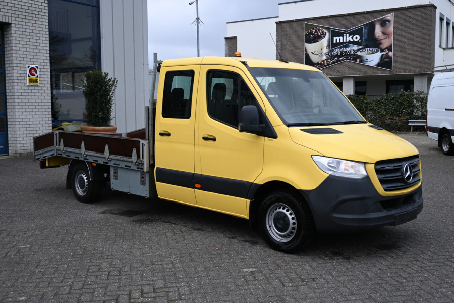 Mercedes-Benz Sprinter 316 CDI L3 Dubbele cabine Open laadbak 3500 kg Trekhaak, MBUX met Apple Carplay/Android Auto