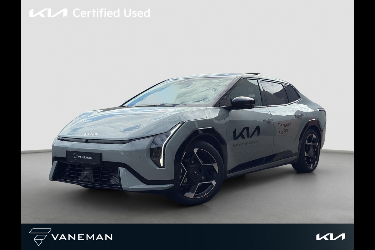 Kia EV4 Fastback GT-PlusLine 81.4 kWh Dodehoekcamera | Stoelventilatie | Pano | 360 Camera | HUD |