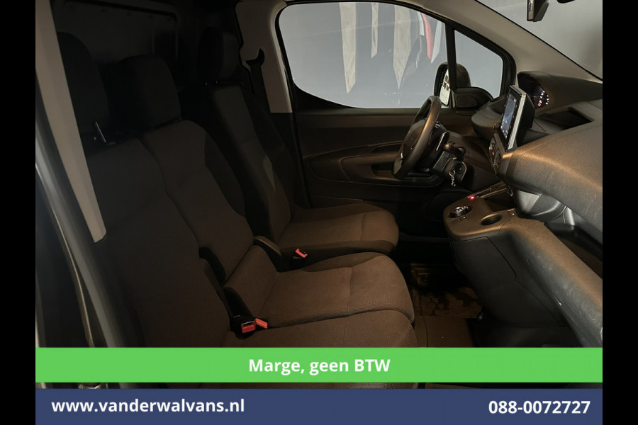 Peugeot Partner 1.2 PureTech **Marge, Geen BTW** 131pk Automaat Benzine L1H1 Euro6 Airco | 3-Zits | Camera | Navigatie | Apple Carplay Cruisecontrol, Android Auto, Parkeersensoren, Bijrijdersbank