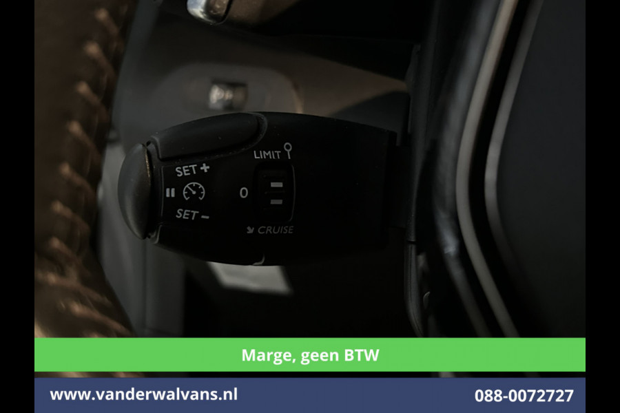 Peugeot Partner 1.2 PureTech **Marge, Geen BTW** 131pk Automaat Benzine L1H1 Euro6 Airco | 3-Zits | Camera | Navigatie | Apple Carplay Cruisecontrol, Android Auto, Parkeersensoren, Bijrijdersbank