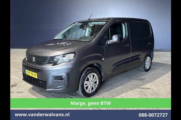 Peugeot Partner 1.2 PureTech **Marge, Geen BTW** 131pk Automaat Benzine L1H1 Euro6 Airco | 3-Zits | Camera | Navigatie | Apple Carplay Cruisecontrol, Android Auto, Parkeersensoren, Bijrijdersbank