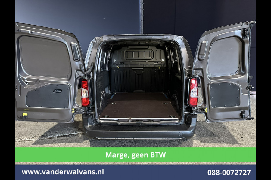 Peugeot Partner 1.2 PureTech **Marge, Geen BTW** 131pk Automaat Benzine L1H1 Euro6 Airco | 3-Zits | Camera | Navigatie | Apple Carplay Cruisecontrol, Android Auto, Parkeersensoren, Bijrijdersbank