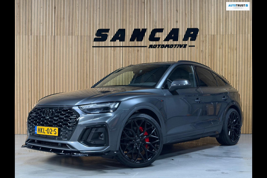 Audi Q5 Sportback 55 TFSI e S-Line PANO|LUCHTVERING|TREKHAAK|AMBIENT|MATRIX|CRUISE|KEYLESS|OPTIK ZWART|22 INCH LMV