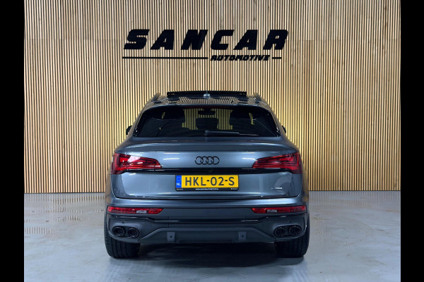Audi Q5 Sportback 55 TFSI e S-Line PANO|LUCHTVERING|TREKHAAK|AMBIENT|MATRIX|CRUISE|KEYLESS|OPTIK ZWART|22 INCH LMV