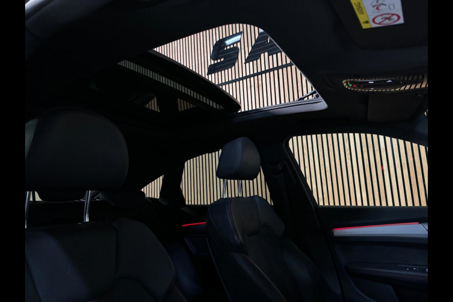 Audi Q5 Sportback 55 TFSI e S-Line PANO|LUCHTVERING|TREKHAAK|AMBIENT|MATRIX|CRUISE|KEYLESS|OPTIK ZWART|22 INCH LMV