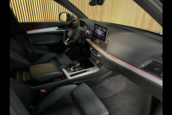 Audi Q5 Sportback 55 TFSI e S-Line PANO|LUCHTVERING|TREKHAAK|AMBIENT|MATRIX|CRUISE|KEYLESS|OPTIK ZWART|22 INCH LMV