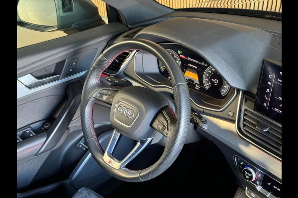 Audi Q5 Sportback 55 TFSI e S-Line PANO|LUCHTVERING|TREKHAAK|AMBIENT|MATRIX|CRUISE|KEYLESS|OPTIK ZWART|22 INCH LMV