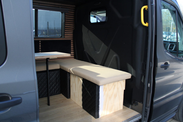 Ford Transit 350 2.0 TDCI L3H2 Trend 130pk - Camper/Grijs Kenteken - Blind Spot - ACC - Trekhaak - Stoelverwarming - Luifel - Rijklaar