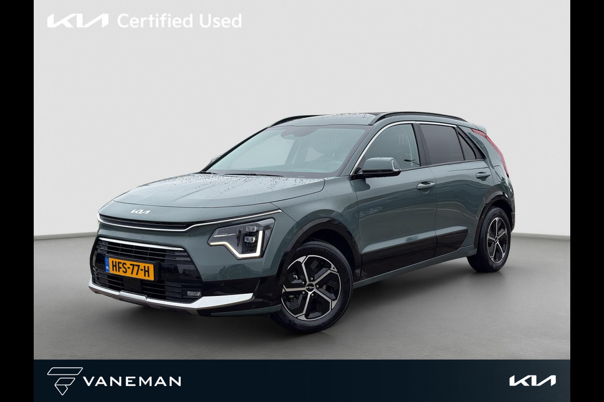 Kia Niro 1.6 GDi Hybrid DynamicPlusLine HUD | Leder | Stoel- en Stuurverwarming | Adapt. Cruise | Schuif/Kanteldak | Elektr. Achterklep |