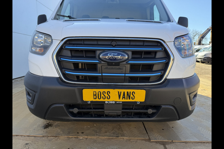 Ford E-Transit 350 68kWh 184PK 317km WLTP 97.5% (SOH) BEV Snelladen L2H3 360° Camera Climate Control Cruise Control Navigatie Carplay Parkeersensoren voor achter