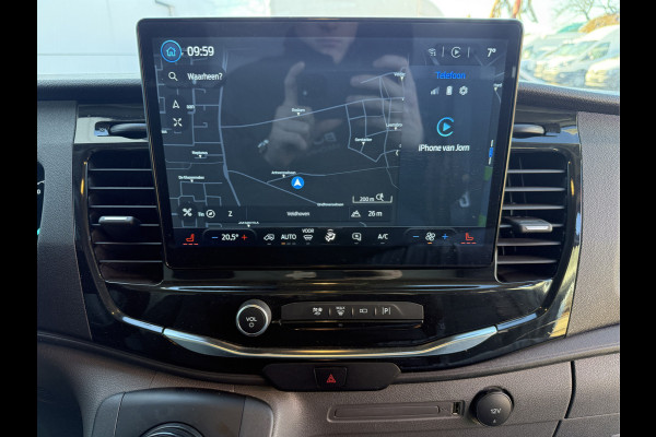 Ford E-Transit 350 68kWh 184PK 317km WLTP 97.5% (SOH) BEV Snelladen L2H3 360° Camera Climate Control Cruise Control Navigatie Carplay Parkeersensoren voor achter