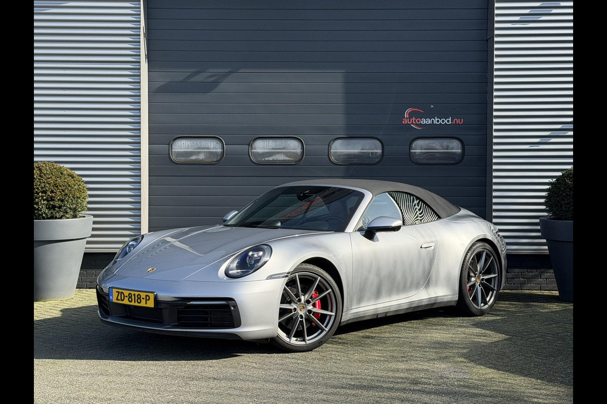 Porsche 911 Cabrio 3.0 Carrera S 450PK | Sport Chrono | Sport Uitlaat | 360* Camera | Stoelventilatie/Verwarming | DAB |