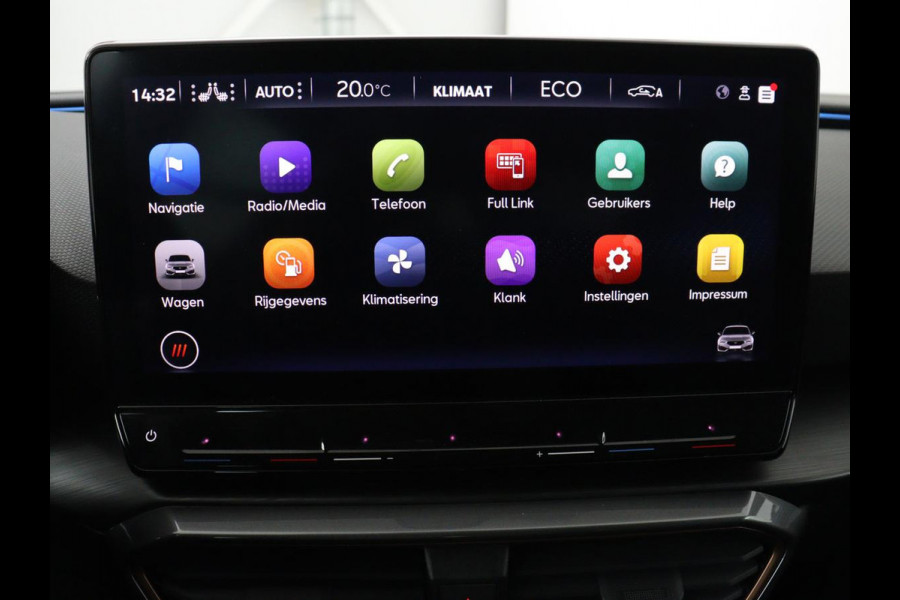 CUPRA Leon 1.4 eHybrid | Stoelverwarming | Adaptive cruise | Navigatie | Carplay | Sportstoelen | Stuurverwarming | Parkeerhulp | Full LED | Keyless | Half leder | PHEV | Plug In