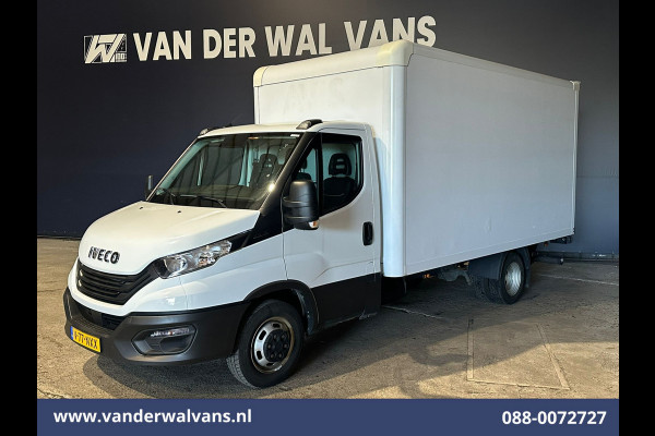Iveco Daily 35C16H 157pk Dubbel Lucht Bakwagen Laadklep Euro6 Airco | 1010kg laadvermogen Bijrijdersbank