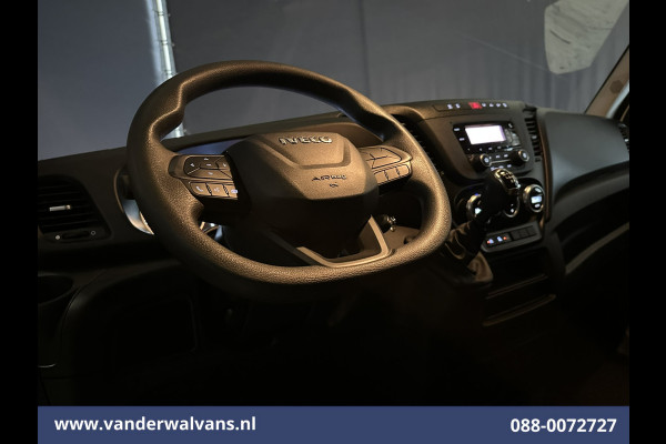 Iveco Daily 35C16H 157pk Dubbel Lucht Bakwagen Laadklep Euro6 Airco | 1010kg laadvermogen Bijrijdersbank