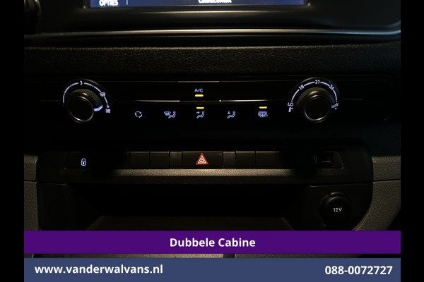 Opel Vivaro 2.0 CDTI 123pk L3H1 Glasresteel Dubbele cabine Euro6 Airco | 5-Zits | Camera | Navigatie | Apple Carplay Android Auto, Cruisecontrol, 2500kg Trekhaak, Parkeersensoren