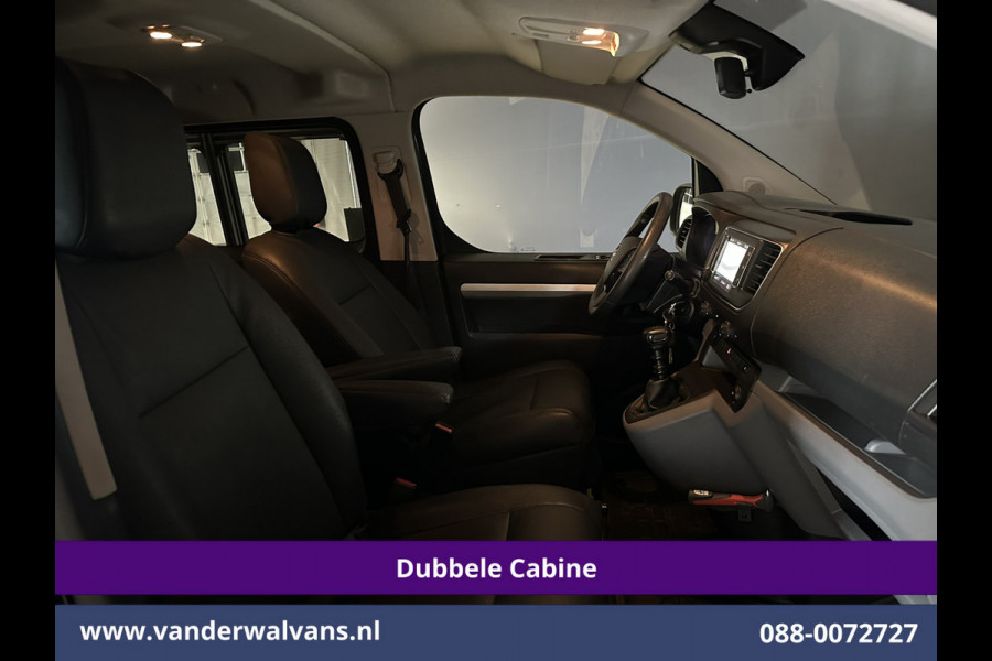 Opel Vivaro 2.0 CDTI 123pk L3H1 Glasresteel Dubbele cabine Euro6 Airco | 5-Zits | Camera | Navigatie | Apple Carplay Android Auto, Cruisecontrol, 2500kg Trekhaak, Parkeersensoren