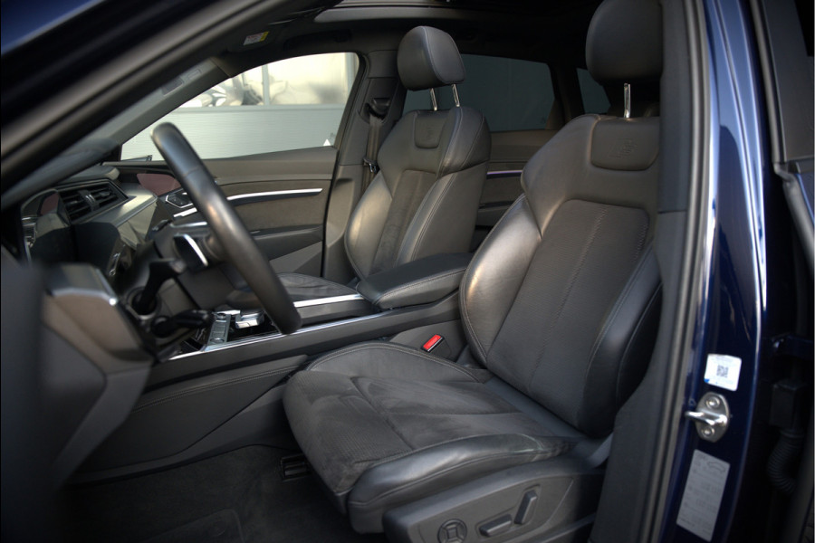 Audi e-tron e-tron 55 quattro advanced Pro Line S 95 kWh S-Line | Panoramadak | Bang & Olufsen | Stoelverwarming | Head-Up Display | 360 Camera | Matrix LED | Luchtvering | Memory Seat | Keyless | Elektrisch Verstelbare Stoelen | B&O
