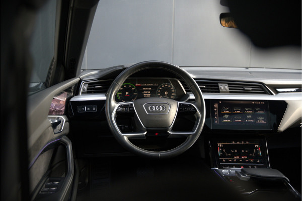 Audi e-tron e-tron 55 quattro advanced Pro Line S 95 kWh S-Line | Panoramadak | Bang & Olufsen | Stoelverwarming | Head-Up Display | 360 Camera | Matrix LED | Luchtvering | Memory Seat | Keyless | Elektrisch Verstelbare Stoelen | B&O