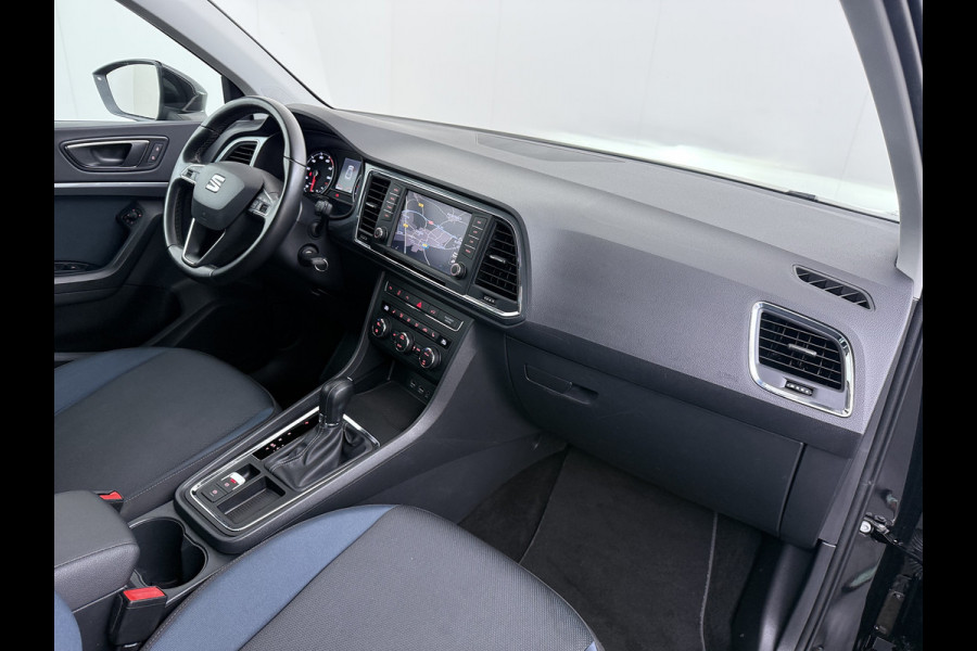Seat Ateca s1.5T 150PK AUT-7 Navi Ecc Trekhaak LED Apple Carplay/Android Auto Cruise Control Pdc Stoelverwarming tyle Business Intense Elek.Achterklep Lmv 17" Led Regen-/Lichtsensor Full Link DAB+ Bluetooth DSG 1.600KG Trekgewicht