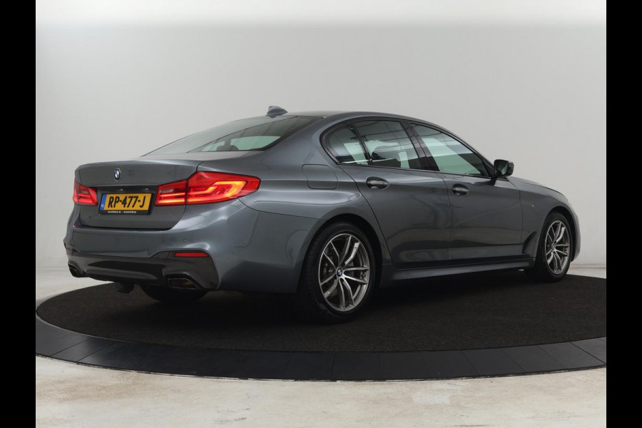 BMW 5 Serie 520i M Sport | Alcantara | Sfeerverlichting | Trekhaak | Navigatie Professional | Full LED | Sportstoelen | Parkeerhulp | Cruise control | Keyless start | Climate control | Bluetooth