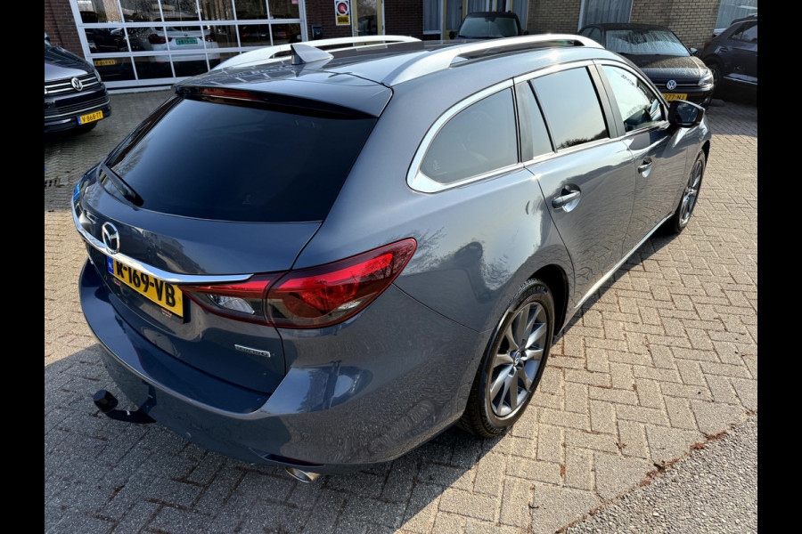 Mazda 6 Sportbreak 2.0 SkyActiv-G 165pk Business Leer, Trekhaak, Camera