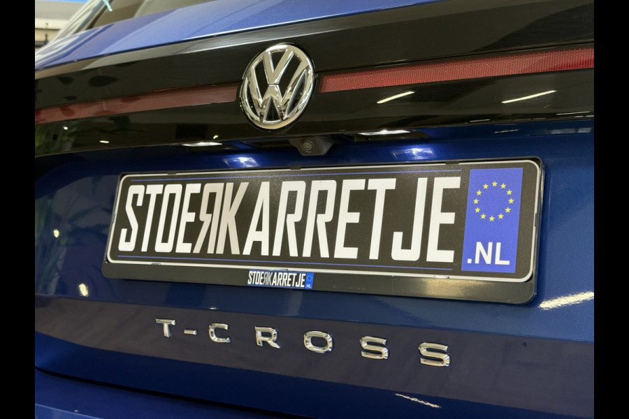 Volkswagen T-Cross 1.0 TSI 115pk DSG Style | Navi | Carplay | 17"| Camera | Led Koplampen | Stoelverwarming | 100% Volkswagen Onderhouden!