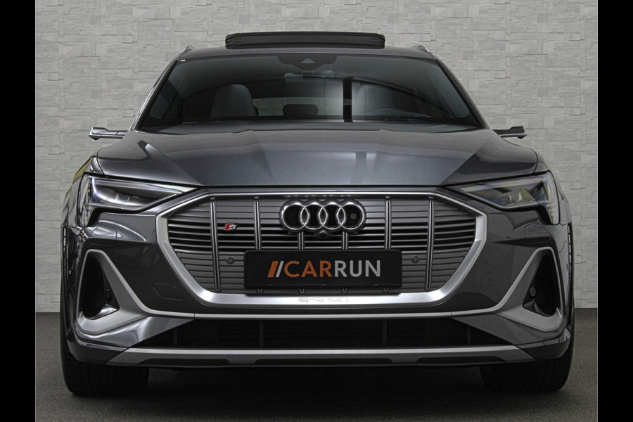 Audi e-tron Sportback S 504pk | RS-Stoelen | Panorama | 360 Camera | Valcona Leder | ACC | B&O Sound | Luchtvering | Soft-Close | Camera Spiegels | Nachtzicht | Keyless-Entry | Head-Up | 4-Zone Clima | Stoelverwarming V+A | Sfeerverlichting | Memory | Carplay |