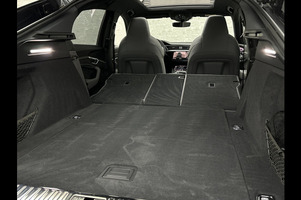 Audi e-tron Sportback S 504pk | RS-Stoelen | Panorama | 360 Camera | Valcona Leder | ACC | B&O Sound | Luchtvering | Soft-Close | Camera Spiegels | Nachtzicht | Keyless-Entry | Head-Up | 4-Zone Clima | Stoelverwarming V+A | Sfeerverlichting | Memory | Carplay |