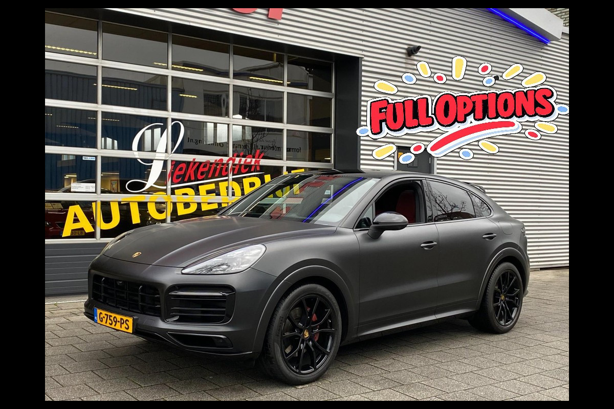 Porsche Cayenne Coupé 3.0 E-Hybrid 463PK - Matt Zwart I Panorama dak I Leer I Navigatie en nog veel Meer...