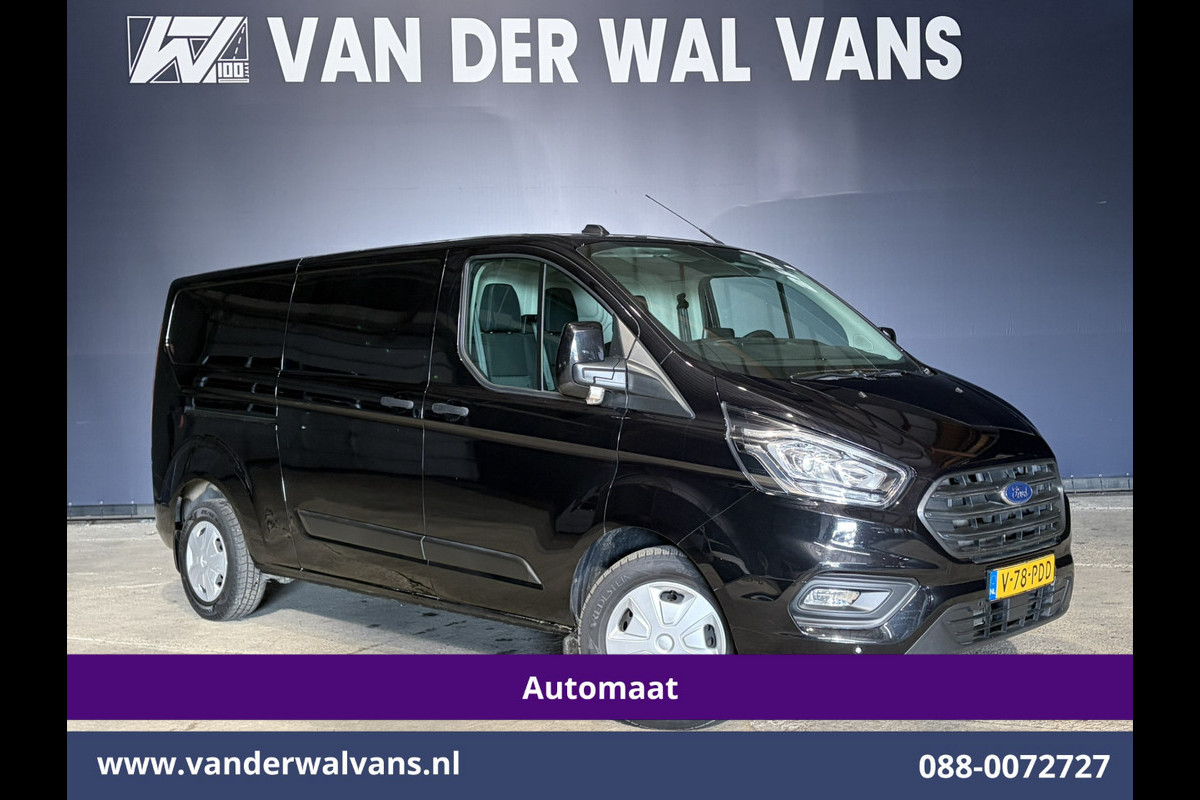 Ford Transit Custom 2.0 TDCI 131pk Automaat L2H1 Euro6 Airco | LED | Apple Carplay | Cruisecontrol Android Auto, Verwarmde voorruit, Parkeersensoren, Bijrijdersbank