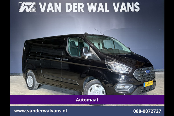 Ford Transit Custom 2.0 TDCI 131pk Automaat L2H1 Euro6 Airco | LED | Apple Carplay | Cruisecontrol Android Auto, Verwarmde voorruit, Parkeersensoren, Bijrijdersbank