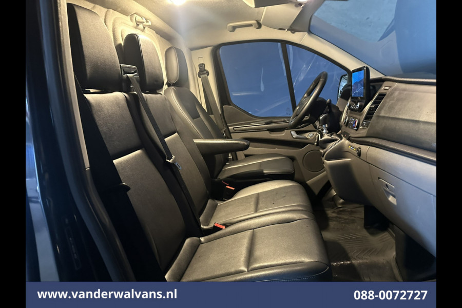 Ford Transit Custom 2.0 TDCI 131pk L2H1 Euro6 Airco | Camera | Leder | Navigatie | LED | Cruisecontrol Verwarmde Voorruit, Parkeersensoren, Bijrijdersbank, 2800kg trekvermogen