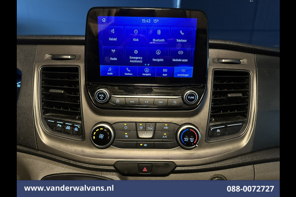 Ford Transit Custom 2.0 TDCI 131pk L2H1 Euro6 Airco | Camera | Leder | Navigatie | LED | Cruisecontrol Verwarmde Voorruit, Parkeersensoren, Bijrijdersbank, 2800kg trekvermogen