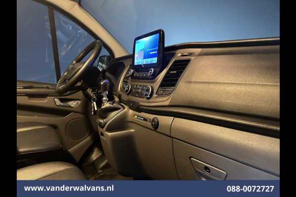 Ford Transit Custom 2.0 TDCI 131pk L2H1 Euro6 Airco | Camera | Leder | Navigatie | LED | Cruisecontrol Verwarmde Voorruit, Parkeersensoren, Bijrijdersbank, 2800kg trekvermogen