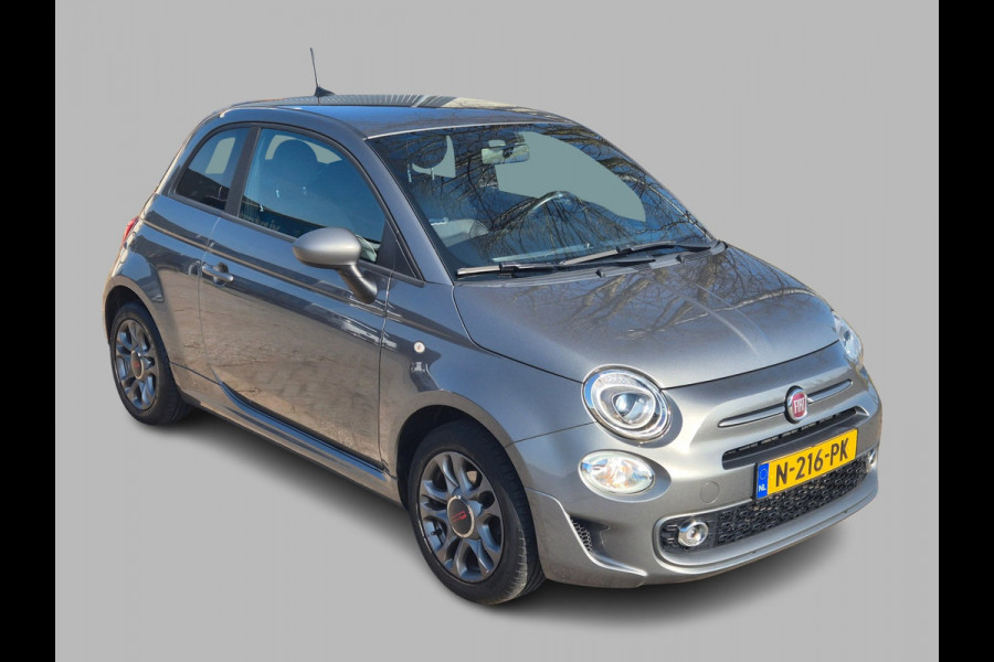 Fiat 500 S 1.2 Sport Carplay, Half leder
