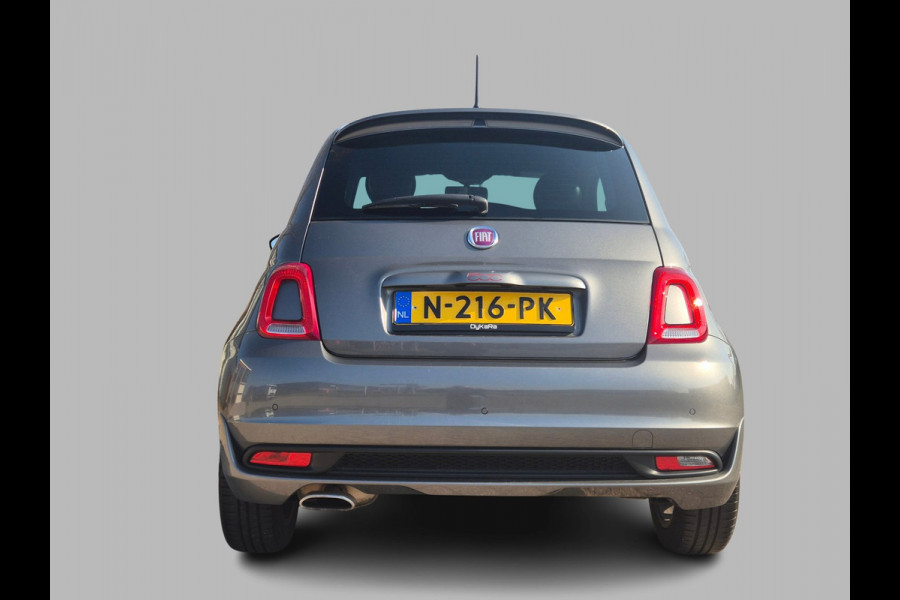 Fiat 500 S 1.2 Sport Carplay, Half leder