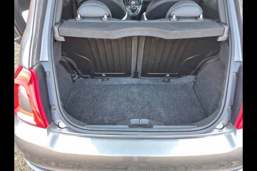 Fiat 500 S 1.2 Sport Carplay, Half leder