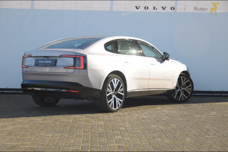 Volvo ES90 333PK Automaat Single Ext. Range Ultra Luchtvering / Bowers & Wilkins / 22" / Pilot Assist Pack / Visual Park assist / Geventileerde voor- en achterstoelen / Panoramadak / Massagefunctie voorstoelen / HD Pixel LED koplampen / Gelaagde zij-ruiten