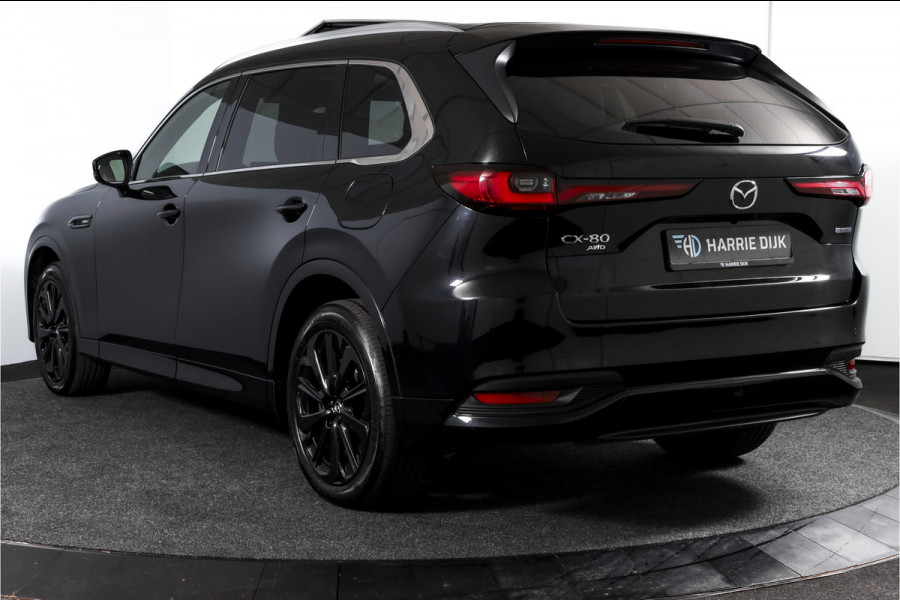 Mazda CX-80 2.5 e-SkyActiv PHEV Homura Plus 7p. | S/K-Panodak | Adapt. Cruise | Elek. Stoel-+verwarming & Ventilatie | Leder | HUD | 360 Camera | Bose | NAV+App. Connect | LM 20" | 9375