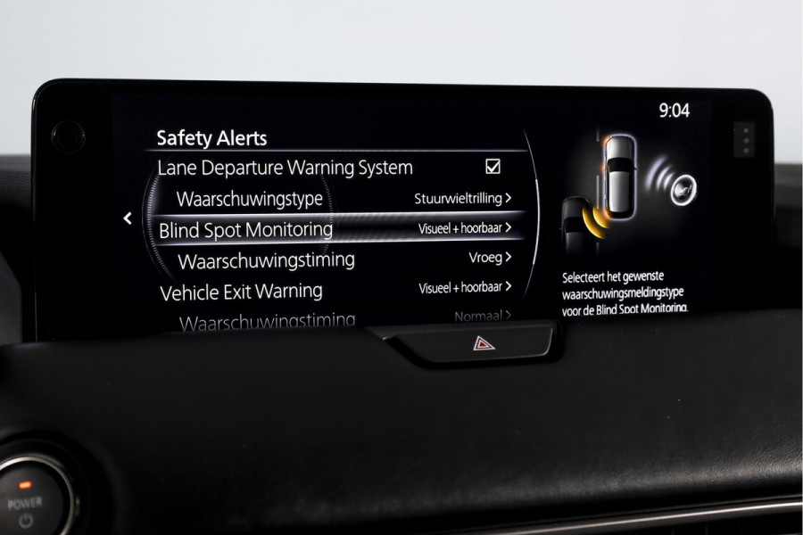 Mazda CX-80 2.5 e-SkyActiv PHEV Homura Plus 7p. | S/K-Panodak | Adapt. Cruise | Elek. Stoel-+verwarming & Ventilatie | Leder | HUD | 360 Camera | Bose | NAV+App. Connect | LM 20" | 9375