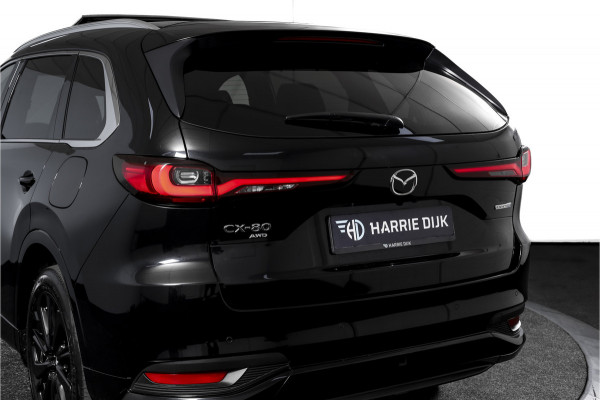 Mazda CX-80 2.5 e-SkyActiv PHEV Homura Plus 7p. | S/K-Panodak | Adapt. Cruise | Elek. Stoel-+verwarming & Ventilatie | Leder | HUD | 360 Camera | Bose | NAV+App. Connect | LM 20" | 9375