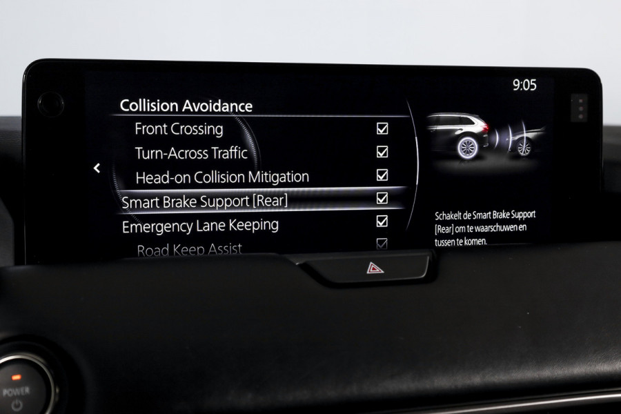 Mazda CX-80 2.5 e-SkyActiv PHEV Homura Plus 7p. | S/K-Panodak | Adapt. Cruise | Elek. Stoel-+verwarming & Ventilatie | Leder | HUD | 360 Camera | Bose | NAV+App. Connect | LM 20" | 9393